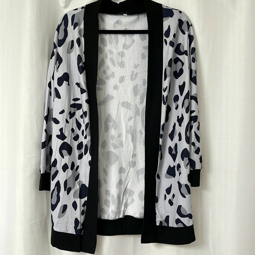 Leopard Print Cardigan